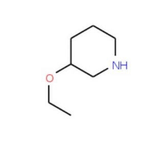 3-Ethoxypiperidine (CAS 88536-17-8) - chemical structure image