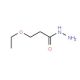 3-Ethoxypropanohydrazide (CAS 37952-36-6) - chemical structure image