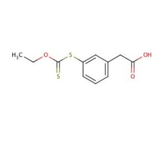 3-Ethoxythiocarbonylsulfamyl-phenyl Acetic Acid - chemical structure image
