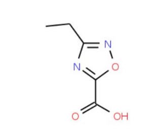 3-Ethyl-1,2,4-oxadiazole-5-carboxylic acid (CAS 944906-35-8) - chemical structure image