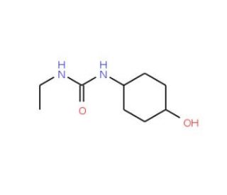 3-ethyl-1-(4-hydroxycyclohexyl)urea - chemical structure image