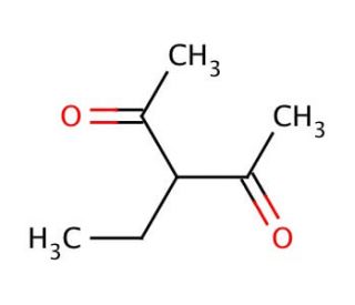 3-Ethyl-2,4-pentanedione, mixture of tautomers (CAS 1540-34-7) - chemical structure image