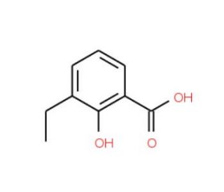 3-ethyl-2-hydroxybenzoic acid (CAS 4295-51-6) - chemical structure image