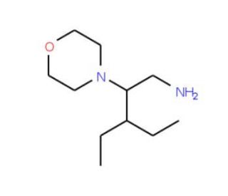 3-ethyl-2-morpholin-4-ylpentan-1-amine - chemical structure image