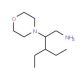 3-ethyl-2-morpholin-4-ylpentan-1-amine - chemical structure image
