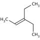 3-Ethyl-2-pentene (CAS 816-79-5) - chemical structure image