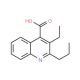 3-Ethyl-2-propyl-quinoline-4-carboxylic acid (CAS 380346-48-5) - chemical structure image