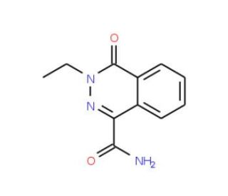 3-Ethyl-4-oxo-3,4-dihydro-phthalazine-1-carboxylic acid amide (CAS 16015-57-9) - chemical structure image