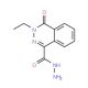 3-Ethyl-4-oxo-3,4-dihydro-phthalazine-1-carboxylic acid hydrazide - chemical structure image