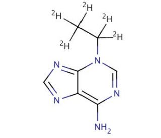 3-Ethyl-d5-adenine (CAS 147028-85-1) - chemical structure image