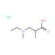 3-[Ethyl(methyl)amino]-2-methylpropanoic acid hydrochloride - chemical structure image