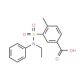 3-(Ethyl-phenyl-sulfamoyl)-4-methyl-benzoic acid - chemical structure image