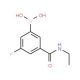3-(Ethylcarbamoyl)-5-fluorobenzeneboronic acid (CAS 874219-38-2) - chemical structure image