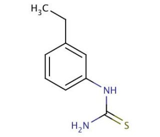 (3-ethylphenyl)thiourea - chemical structure image