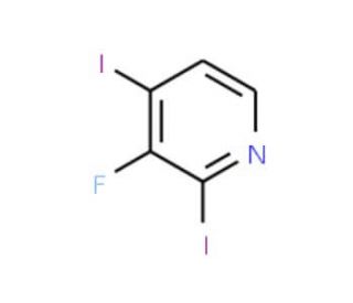 3-Fluoro-2,4-diiodopyridine (CAS 153035-06-4) - chemical structure image