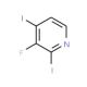 3-Fluoro-2,4-diiodopyridine (CAS 153035-06-4) - chemical structure image