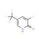 3-Fluoro-2-hydroxy-5-(trifluoromethyl)pyridine (CAS 1040683-15-5) - chemical structure image