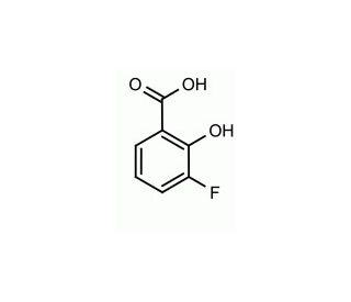 3-Fluoro-2-hydroxybenzoic acid (CAS 341-27-5) - chemical structure image
