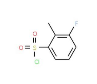 3-Fluoro-2-methylbenzenesulfonyl chloride (Liquid) (CAS 875166-92-0) - chemical structure image