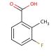 3-Fluoro-2-methylbenzoic acid (CAS 699-90-1) - chemical structure image