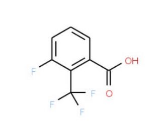 3-Fluoro-2-(trifluoromethyl)benzoic acid (CAS 261951-80-8) - chemical structure image