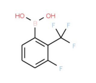 3-Fluoro-2-(trifluoromethyl)phenylboronic acid (CAS 850411-12-0) - chemical structure image