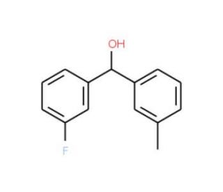 3-Fluoro-3&prime;-methylbenzhydrol (CAS 844683-31-4) - chemical structure image
