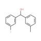 3-Fluoro-3′-methylbenzhydrol (CAS 844683-31-4) - chemical structure image