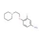 3-Fluoro-4-[2-(1-piperidinyl)ethoxy]phenylamine - chemical structure image
