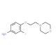 3-Fluoro-4-[2-(4-morpholinyl)ethoxy]phenylamine - chemical structure image