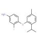 3-Fluoro-4-(2-isopropyl-5-methylphenoxy)aniline - chemical structure image