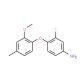 3-Fluoro-4-(2-methoxy-4-methylphenoxy)aniline - chemical structure image
