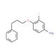 3-Fluoro-4-(3-phenylpropoxy)aniline - chemical structure image