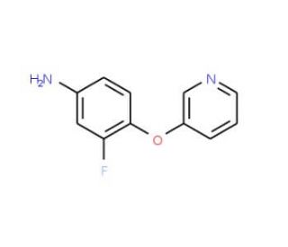 3-Fluoro-4-(3-pyridinyloxy)aniline - chemical structure image