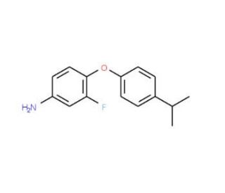 3-Fluoro-4-(4-isopropylphenoxy)aniline - chemical structure image
