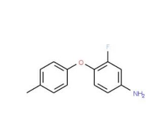 3-Fluoro-4-(4-methylphenoxy)aniline - chemical structure image