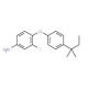 3-Fluoro-4-[4-(tert-pentyl)phenoxy]aniline - chemical structure image