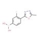 3-Fluoro-4-(5-methyl-1,3,4-oxadiazol-2-yl)phenylboronic acid (CAS 1072945-71-1) - chemical structure image