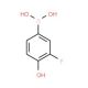 3-Fluoro-4-hydroxybenzeneboronic acid (CAS 182344-14-5) - chemical structure image