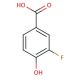 3-Fluoro-4-hydroxybenzoic acid (CAS 350-29-8) - chemical structure image