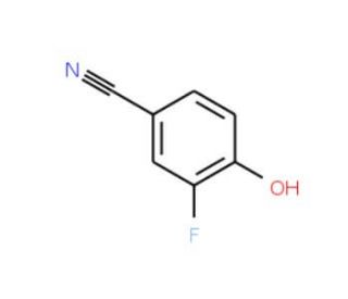 3-Fluoro-4-hydroxybenzonitrile (CAS 405-04-9) - chemical structure image