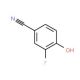 3-Fluoro-4-hydroxybenzonitrile (CAS 405-04-9) - chemical structure image