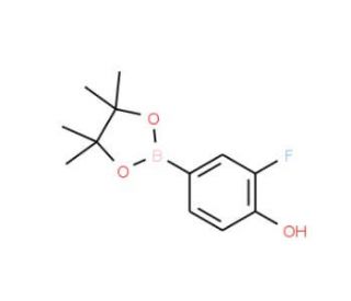 3-Fluoro-4-hydroxyphenylboronic acid, pinacol ester (CAS 760990-08-7) - chemical structure image