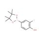 3-Fluoro-4-hydroxyphenylboronic acid, pinacol ester (CAS 760990-08-7) - chemical structure image