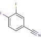 3-Fluoro-4-iodobenzonitrile (CAS 887266-99-1) - chemical structure image