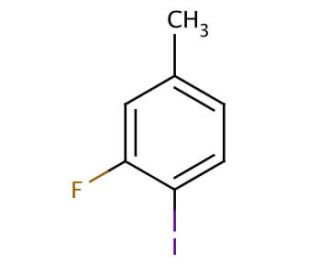3-Fluoro-4-iodotoluene (CAS 452-79-9) - chemical structure image