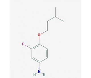 3-Fluoro-4-(isopentyloxy)aniline - chemical structure image