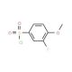 3-Fluoro-4-methoxybenzenesulfonyl chloride (CAS 67475-55-2) - chemical structure image