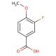 3-Fluoro-4-methoxybenzoic acid (CAS 403-20-3) - chemical structure image