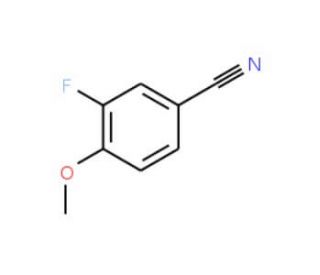3-Fluoro-4-methoxybenzonitrile (CAS 331-62-4) - chemical structure image